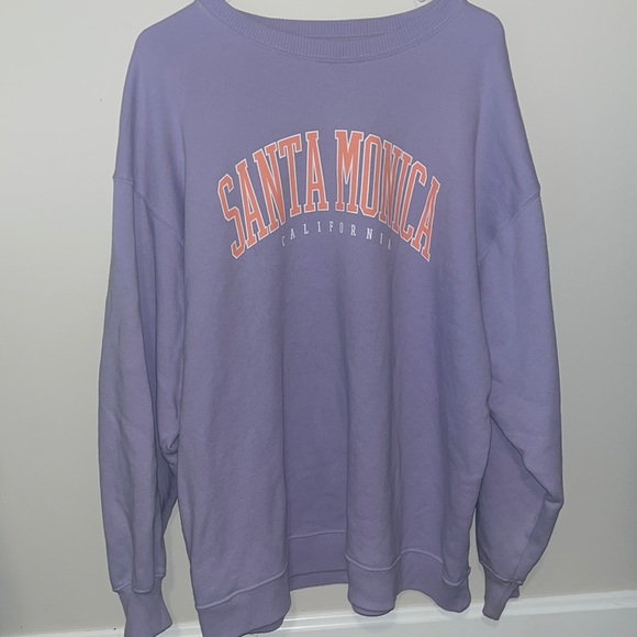 Hollister Sweaters - Purple Santa Monica crew neck
